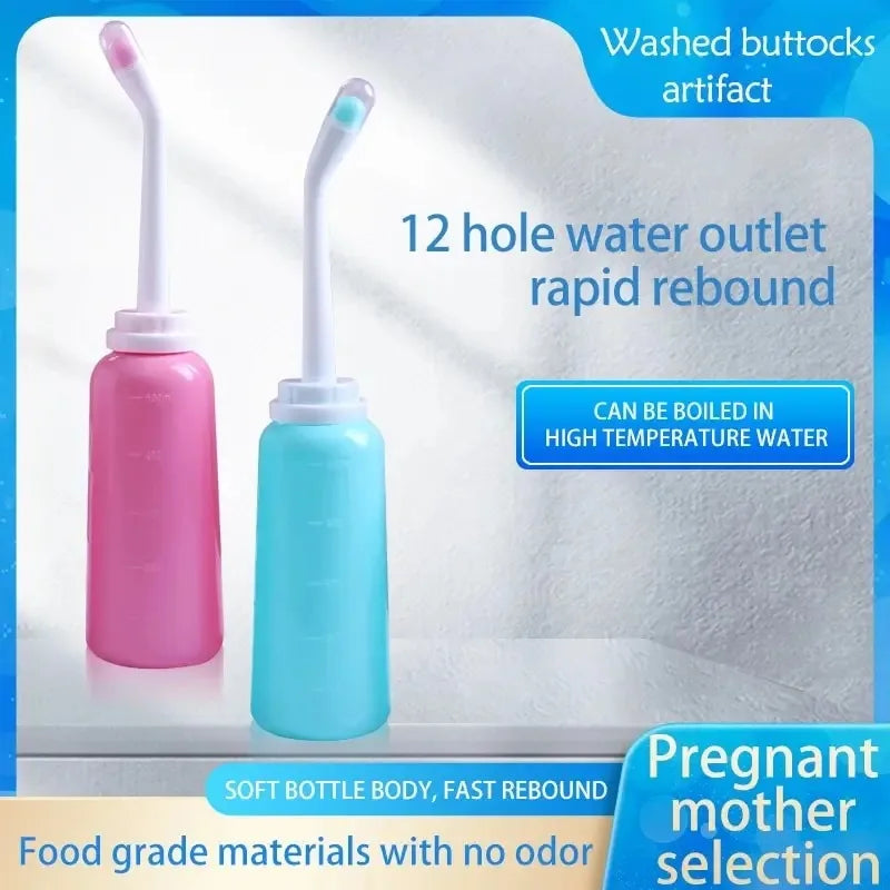 Baby Showers Mom Peri Bottle for Postpartum Essentials Feminine Care MomWasher for Perineal Recovery Cleansing After Birth 500ML