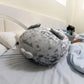 Angry Blob Seal Pillow Chubby 3D Novelty Sea Lion Doll Plush Stuffed Toy Baby Sleeping Throw Pillow Gifts for Kids Girls