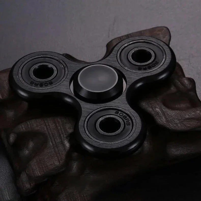 Aluminum Alloy Plating Fidget Spinner Metal Alloy R188 Mute Bearing Drawing Process Hand Spinner Stress Relief Adult Toys Gifts