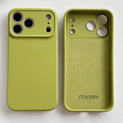 TPU Shockproof Cover For iPhone 17 16  Pro Max For iPhone 17Air 16 15 14 Pro Case Liquid Silicone Original TPU Protect Case