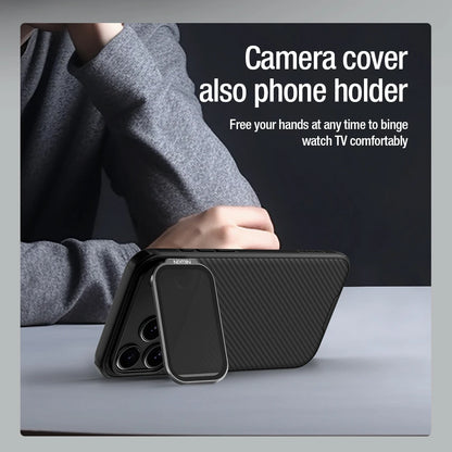 Nillkin for iPhone 18 17 Pro Max / 17 Pro Case CamShield Prop Camera Cover Transparent Stand Protection Back Cover Phone Case
