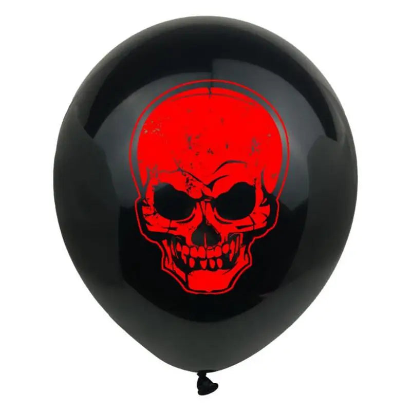 12pcs Halloween Ghost Balloons Spider Witch Bat Pumpkin Skeleton Horror Happy Halloween Party Decoration Carnival Party Supply