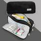 Pencil Case Large Space Storage 3 Compartment Pouch Double Side Opened Student Stationery Desk Organizer School Supplies