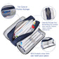 Pencil Case Large Space Storage 3 Compartment Pouch Double Side Opened Student Stationery Desk Organizer School Supplies