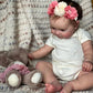 MRB 50CM Full Vinyl Body Girl Waterproof Reborn Doll Maddie Hand-Detailed Painted Visible Veins Lifelike Doll Christmas Toy Gift