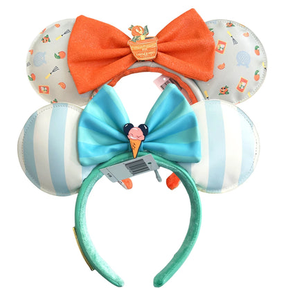 New Halloween Mickey Minnie Mouse Ears Headband Holiday Party Cosplay Hairband EARS COSTUME Plush Adult/Kids Headband Gift
