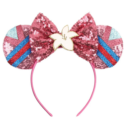 2023 Mouse Ears Headband For Kids Adult Halloween Spider Sequins Bow Hairband Festival Party Cospaly DIY Hair Accessories