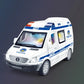 1:32 Mini Car Diecast Ambulance Fire-Truck Policecar Model Sound And Light Vehicle Simulation Collection Gifts Toys