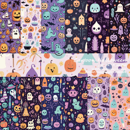 36sheets Writable Watercolor Halloween Scrapbook Paper Pads,Perfect for Arts Crafts,Journal Supplies,Arts Crafts,Scrapbooking