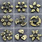 New Bronze Metal Alloy Fidget Spinner R188 Mute Bearing Hand Spinner Fingertip Gyro Stress Relief Toys Gifts