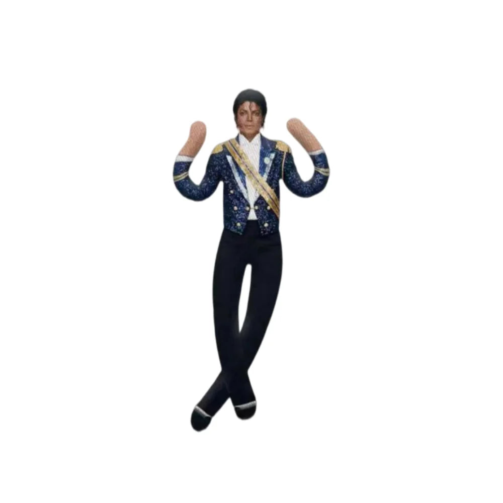 Michael Jackson Plush Stuffed Cosplay Doll, Abstract Movable Figure for Home Decor, Collectible Ornament & Creative Present for