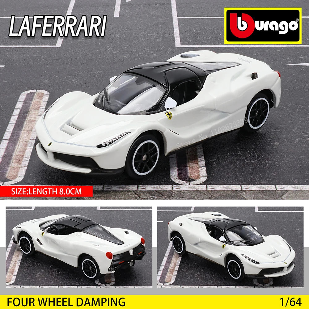 Bburago 1: 64 Ferrari series Multiple choices SP3 812 ENZO F40 F12TDF SF90 458 Car Die Casting Model  Gift Toy