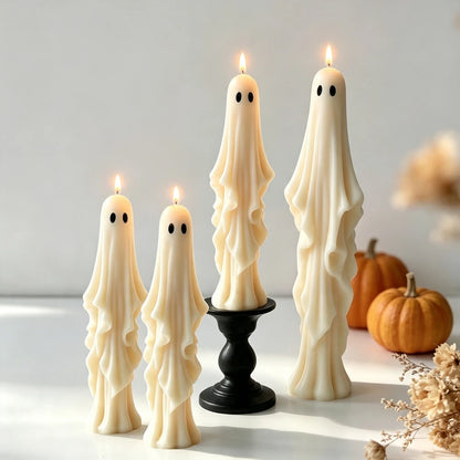 3D Halloween Ghost Skull Pumpkin Candle Silicone Mold DIY for Scented Wax Plaster Resin Soap Spooky Ornament Craft Home Decor Gi