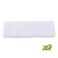 Pencil Cases School Office Simple Matte Transparent Plastic Box Frosted Pink Green White Pens Storage Stationery Supplies