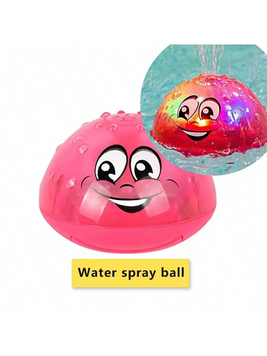 Bath Toy Ball Spray Light Rotating Shower Pool Children Toys Children Toddler Swimming Party Bathroom LED Light Toy Gift