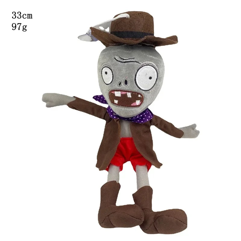1pcs 30cm Plants VS Zombies Plush Toys PVZ Zombies Gargantuar Hats Pirate Zombies Plush Soft Stuffed Toys for Children Kids Gift