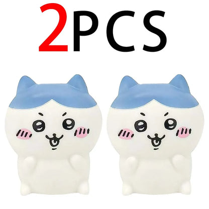 Cute Chikawa Kawaii Bedroom Desktop Decoration Hachiware Usagi Cartoon Vinyl Doll Night Light Luminous Toy Surprise Girl Gifts