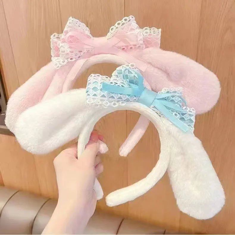 Funny Cartoon Headband Cinnamoroll Cute Dog Ears Hair Accessories Halloween Series Kid Toys Doll Girl Gift