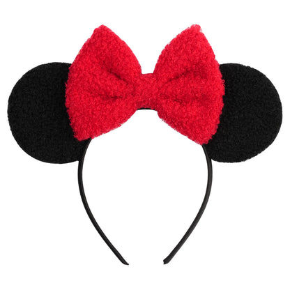 New Christmas Velvet Mouse Ear Headband Cute Ear Headband Halloween Birthday Girl Cosplay Costume Party Decoration Headband
