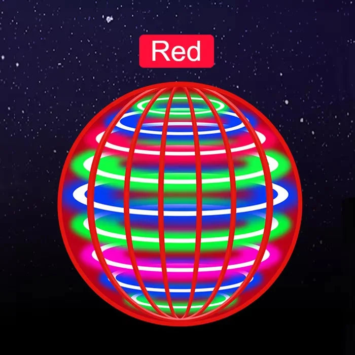 AFlying Ball, Automatic Spinning Ball, LED Dazzling Lights, Floating Magic, Fan, UFO Flying Machine, Toy Gift, Game, Sports Ball