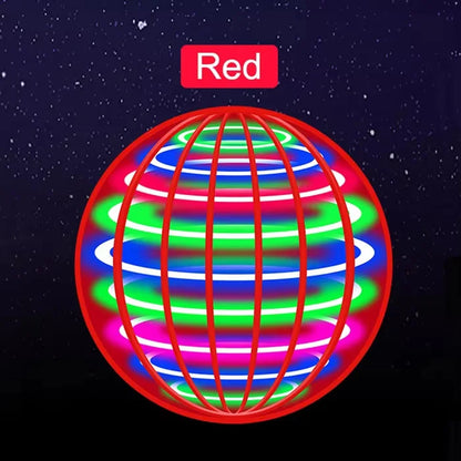 AFlying Ball, Automatic Spinning Ball, LED Dazzling Lights, Floating Magic, Fan, UFO Flying Machine, Toy Gift, Game, Sports Ball