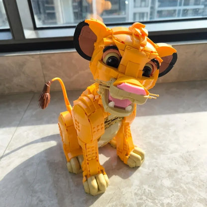 1445PCS New Arrival The Lion Model Building Blocks Creative Cartoon Toys for Friends Adults Holiday Birthday Presents