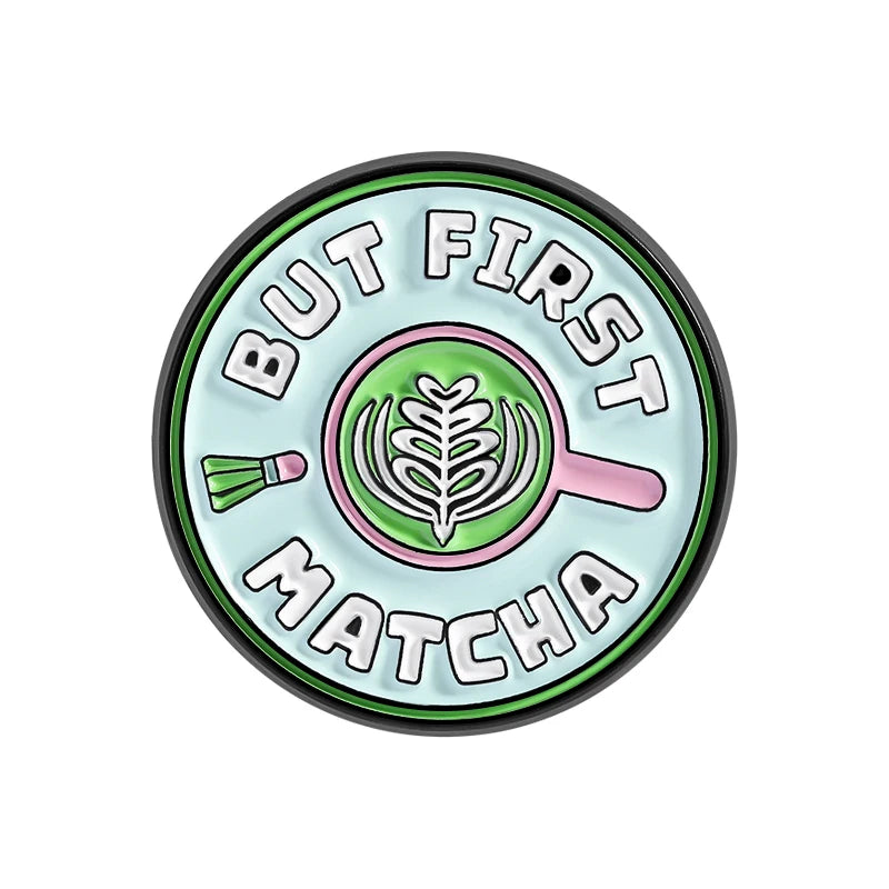 Cartoon Happiness Potion Enamel Pin Matcha Girlie Ghost Coffee Halloween Drink Crush Soda Juice Brooch Lapel Badge Jewelry Gifts