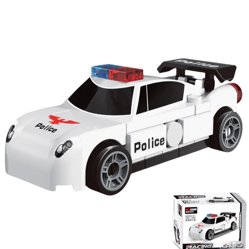 Racing Car Bus Engineering Vehicle Ambulance Pull Back Model Building Blocks Brick Toys Children Boys Compatible With Lego
