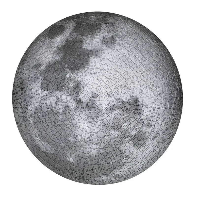 1000pcs Giant Space Moon Earth Puzzle Matte Surface Dustproof Adult Puzzle Starry Sky Plane Puzzle Wall Decoration Gift