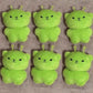 1/2/4/6/12pcs Mini Alien Cat Plush Doll Green Space Cat Pendant Portable Keychains Bag Decoration Trendy Toys Surprise Gifts