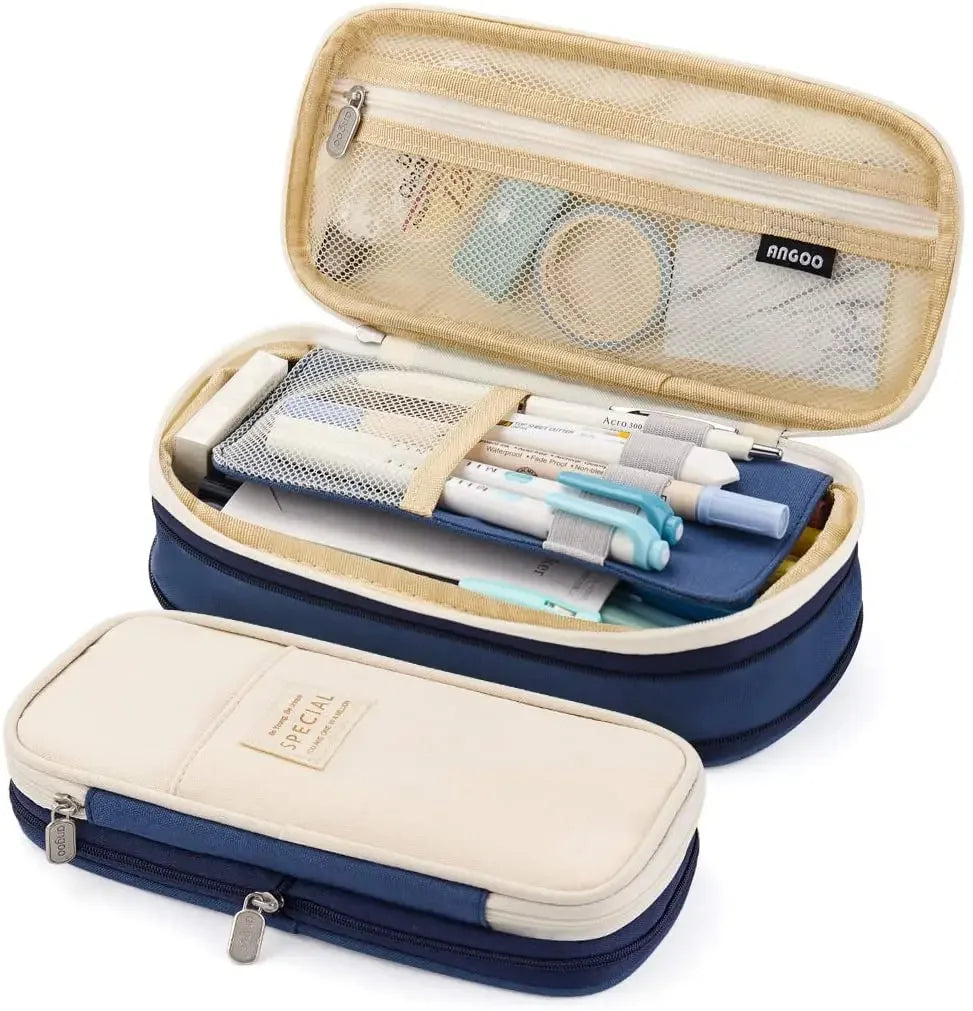 Kawaii Pencil Cases Large Capacity Pencil Bag Pouch Holder Box for Girls Office Students Organizer School Stationery Supplies