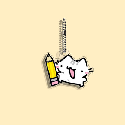Funny Cat Character Keychain Student Gift Bag Women's Bag Cute Things Gift For Best Friends Wholesale Gifts Kitty