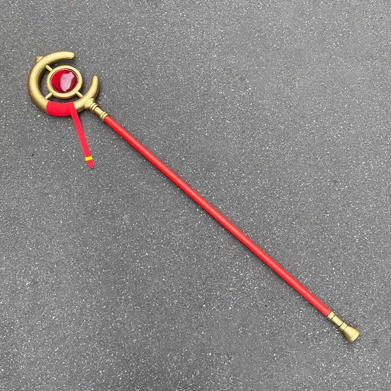 Anime Frieren Beyond Journey's Frieren Cosplay Walking Stick  Frieren:Beyond Journey's Cosplay Frieren Cosplay Prop Wig