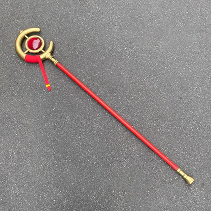 Anime Frieren Beyond Journey's Frieren Cosplay Walking Stick  Frieren:Beyond Journey's Cosplay Frieren Cosplay Prop Wig