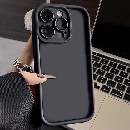 Candy Color Soft TPU Case For iPhone 18 17 17e 16 14 15 Pro Plus 13 12 11 Pro Max 16e Shockproof Silicone Phone Cover Fundas