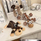 Cartoon Animal Elephant Lion Plush Pen Case For Kid School Season Large Capacity Supplies Stationery Storage Bag For Kid Gift