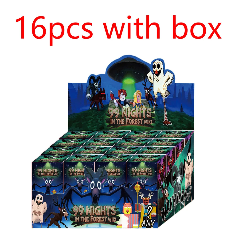 99 Nights In The Forest Monster Blind Box  New Hot DEER  Cartoon Milu Deer Stuffed Game Peripherals Halloween Toy Gifts