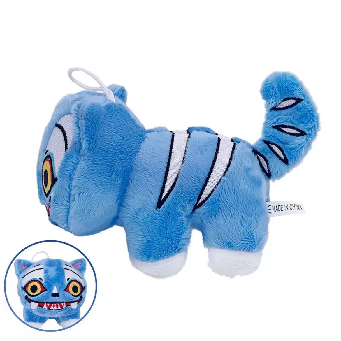 Anime Hunters Plush Cute Purple Tiger Black Hat Magpie With 3 Eyes Monster Hunt Girl Group Stuffed For Fans Gifts