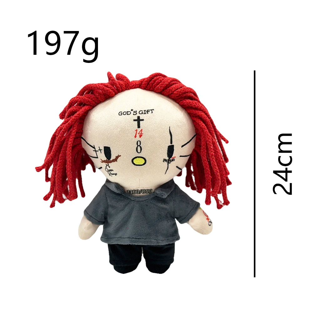 Multiple Styles Cute Cat Eminem XXXTentacion Frank Ocean Plush Toy Doll with Clothes Stuffed Soft Plush Toys Fans Collect Gift