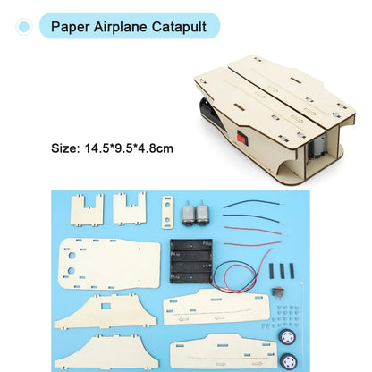 DIY Science Kit Educational STEM Kits Car Dinosaur Model Technologia Experimental Tool Wood Puzzle Games School Supply