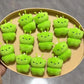 1/2/4/6/12pcs Mini Alien Cat Plush Doll Green Space Cat Pendant Portable Keychains Bag Decoration Trendy Toys Surprise Gifts
