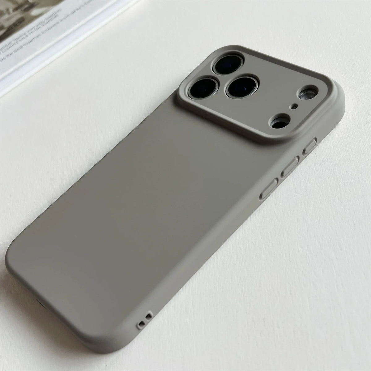 TPU Shockproof Cover For iPhone 17 16  Pro Max For iPhone 17Air 16 15 14 Pro Case Liquid Silicone Original TPU Protect Case