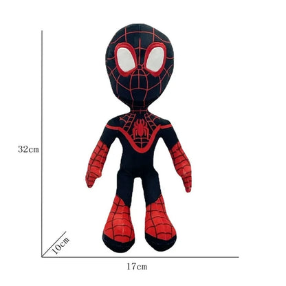 32CM Anime Avengers Spidermanes Plush Toys Into the Spider-Verse Gwen Peter Parker Noir Dolls Soft Stuffed Toy For Kids Gift