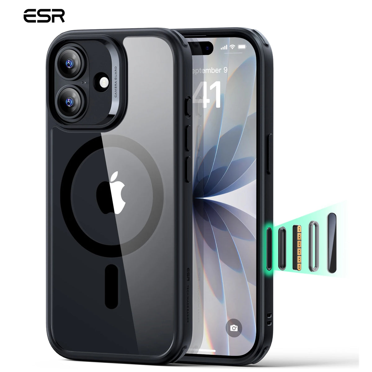 ESR for iPhone 18 Pro Max/18 Pro(2026) Magnetic Phone Case Military-Grade Protection Back Cover for iPhone 17/16/Air Series