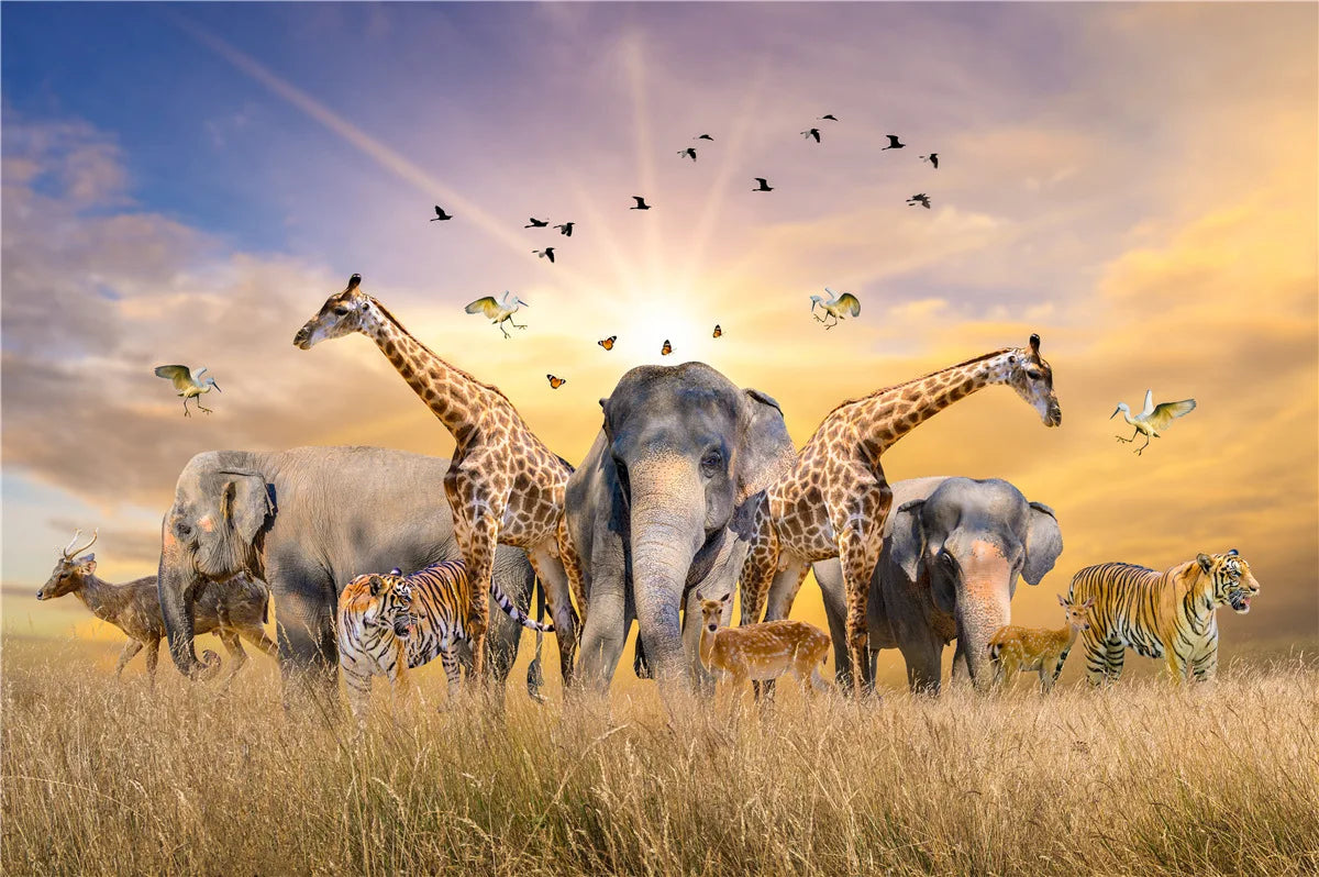 1 Box 500 Pieces 46*28cm Jigsaw Puzzles 500 Pieces Cardboard Picture Landscape Oil Painting Art Puzzles Family Games