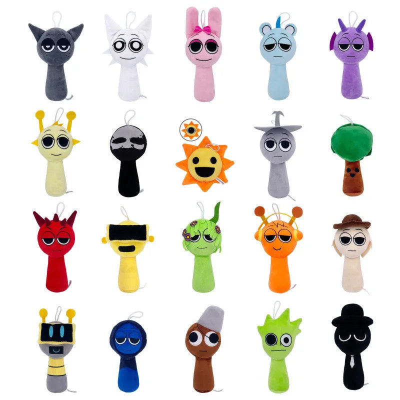 20cm Sprunki Plush Toys Sprunki Plush Doll Sprunki Game Pillow Kids Birthday Gifts Stuffed Dolls Christmas Gift
