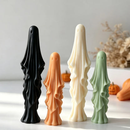 3D Halloween Ghost Skull Pumpkin Candle Silicone Mold DIY for Scented Wax Plaster Resin Soap Spooky Ornament Craft Home Decor Gi