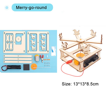DIY Science Kit Educational STEM Kits Car Dinosaur Model Technologia Experimental Tool Wood Puzzle Games School Supply