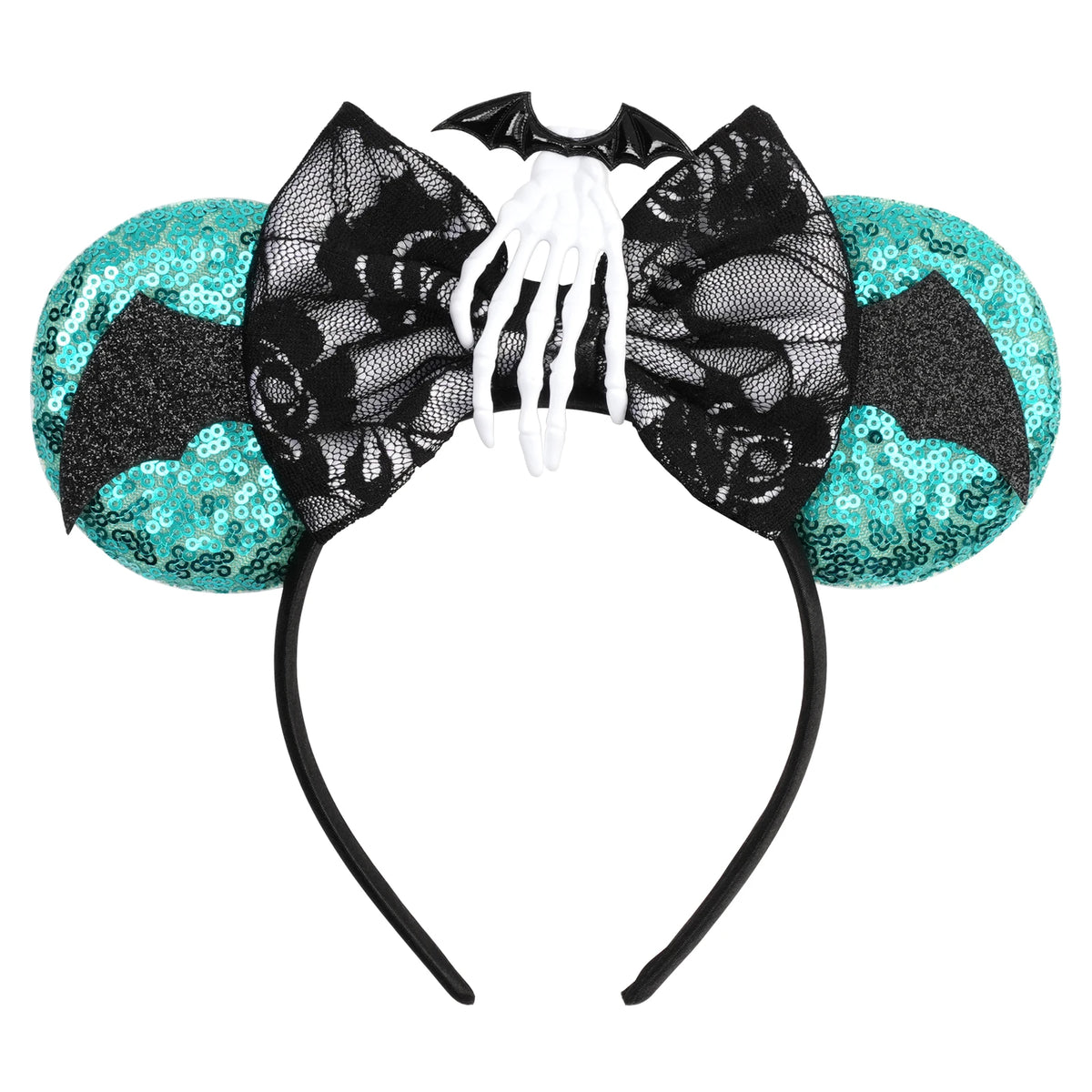 2026Latest Mickey Minnie Ear Headband Sequin Bows For Girl Adult Kids Halloween Party Cosplay Hair Accessories Princess Hairband