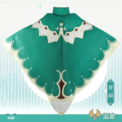 Venti Cosplay Costume Vest Shorts Hat Stockings Venti Outfits Barbatos Wendi Windy Outfits Anime Comic Con
